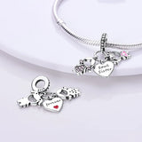 925 Sterling Silver Plata Charms Beads Fits Bracelet Women Pendant Jewelry