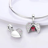 925 Sterling Silver Plata Charms Beads Fits Bracelet Women Pendant Jewelry