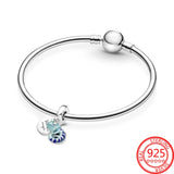 925 Silver Chameleon Dangle Charm for Bracelet