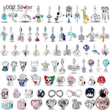 925 Sterling Silver Plata Charms Beads for Jewelry Making