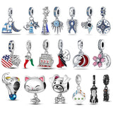 Plata Charms of Ley Fits Charm Bead Bracelet For Women