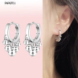 Ley Silver Earrings Heart & Conch Shell Women Jewelry Gift