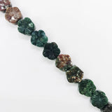 Plum Blossom Agate Stone Beads Charm for Jewelry Making