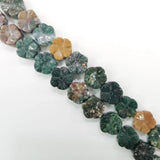 Plum Blossom Agate Stone Beads Charm for Jewelry Making