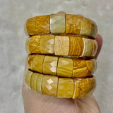 Poland Picture Jaspers Silicified Wood Stone Bracelet