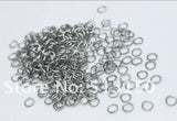 1000pcs 1*6mm Stainless Steel Jump Rings for DIY Jewelry