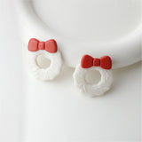 Christmas Reindeer Clay Texture Tiles for DIY Pottery