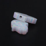 Polymer Impregnated Synthetic Opal Hand Rainbow 11*13mm