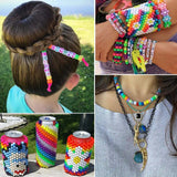 Rainbow Large Hole Beads for Jewelry Making - 300pcs