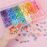 Rainbow Large Hole Beads for Jewelry Making - 300pcs