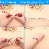 Rainbow Large Hole Beads for Jewelry Making - 300pcs