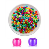 Rainbow Large Hole Beads for Jewelry Making - 300pcs