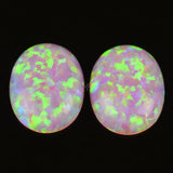 Dark Oval Opal Ring Stone Mix 7*9mm 8*10mm Synthetic Gems Op50