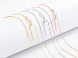 Synthetic Fire Opal Charms Necklace DIY Jewelry