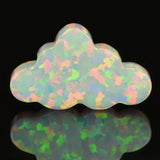 Synthetic Fire Opal Charms Necklace DIY Jewelry