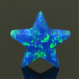 Synthetic Fire Opal Charms Necklace DIY Jewelry