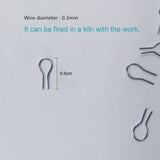 High Temp Resistant Hook Tungsten Wire Ceramic Earring Tool