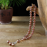 12mm Tassel Pendant Rosary Prayer Bracelet Beaded Yoga Meditation Bracelet