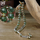 12mm Tassel Pendant Rosary Prayer Bracelet Beaded Yoga Meditation Bracelet