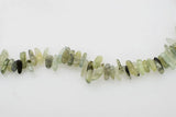 Prehnite Green Branch 13-18mm Loose Beads for Jewelry Making Nature Beads