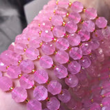 Prehnite Rosequartz Tigereye Pietersite Charoite Sunstone 9*10mm Necklace