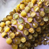 Prehnite Rosequartz Tigereye Pietersite Charoite Sunstone 9*10mm Necklace