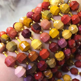 Prehnite Rosequartz Tigereye Pietersite Charoite Sunstone 9*10mm Necklace