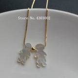S925 Sterling Silver Mother Pearl Shell Necklace
