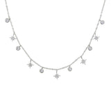 Silver Star Charm Choker Necklace - Hot Women's Jewelry