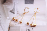 DIY Copper Earrings Accessories - Long Curve Line Material