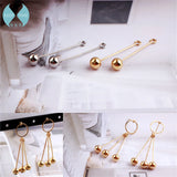 DIY Copper Earrings Accessories - Long Curve Line Material