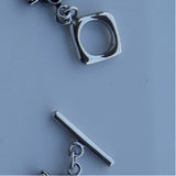 Punk Skull Link Stainless Steel Chain Bracelet