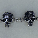 Punk Skull Link Stainless Steel Chain Bracelet