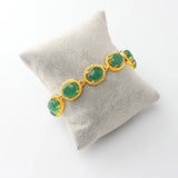 24k Women's Charm Beads Bracelet & Bangle Jewelry Travel Wedding