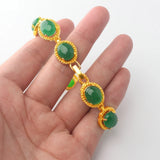24k Women's Charm Beads Bracelet & Bangle Jewelry Travel Wedding