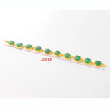 24k Women's Charm Beads Bracelet & Bangle Jewelry Travel Wedding