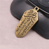 Copper Taoist Royal Gossip Pendant Taiji Map Ghost Drive Safety Necklace