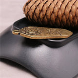 Copper Taoist Royal Gossip Pendant Taiji Map Ghost Drive Safety Necklace