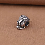 925 Sterling Silver Skull European Charm Bracelet Bead
