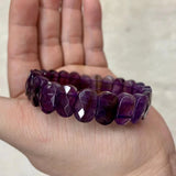 Amethyst Stone Beads Bracelet for Woman - Birth Stone Pisces