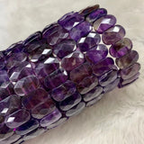 Amethyst Stone Beads Bracelet for Woman - Birth Stone Pisces