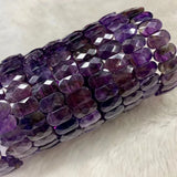 Amethyst Stone Beads Bracelet for Woman - Birth Stone Pisces