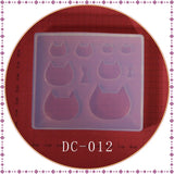 Cat Head Silicone Mold for DIY Resin Jewelry Pendant