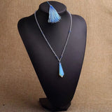 Opal Spirit Pendulum Pendant Quartz Crystal Wand Point Healing Stones
