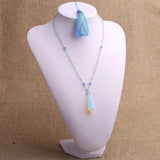 Opal Spirit Pendulum Pendant Quartz Crystal Wand Point Healing Stones