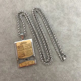 Islamic Muslim Pendant Necklace with Quran Four Qul Suras