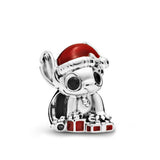 925 Sterling Silver Charm Christmas Snowman House DIY Stone Momen Chinese Charms