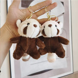 Mini Raccoon Stuffed Animal Soft Keychain for Kids Bag Purse Backpack Handbag