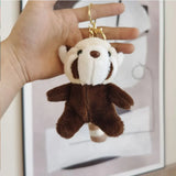 Mini Raccoon Stuffed Animal Soft Keychain for Kids Bag Purse Backpack Handbag
