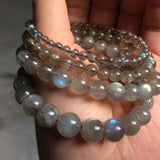 Natural Labradorite Stone Beads Bracelet for Women
